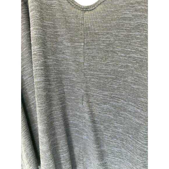 Free People Purple Lagenlook Slouchy Oversized Swing Shirt Size Medium - Picture 4 of 8